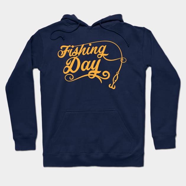 Fishing Day Hoodie by CTShirts